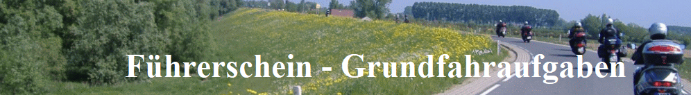 F�hrerschein - Grundfahraufgaben