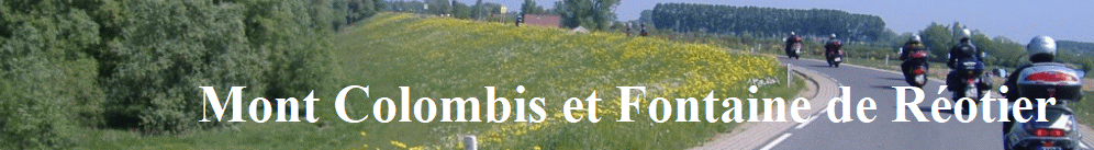 Mont Colombis et Fontaine de R�otier